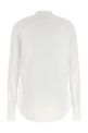 poplin shirt with plastron piqué White