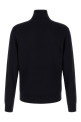 Virgin wool turtleneck sweater Blue