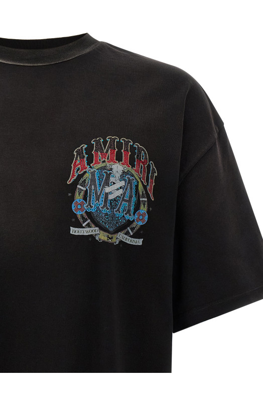 'Crystal Hollywood' T-shirt Black