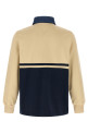 Contrast collar polo shirt Multicolor
