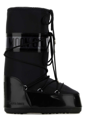 Black satin Icon boots MOON BOOT (1401680)