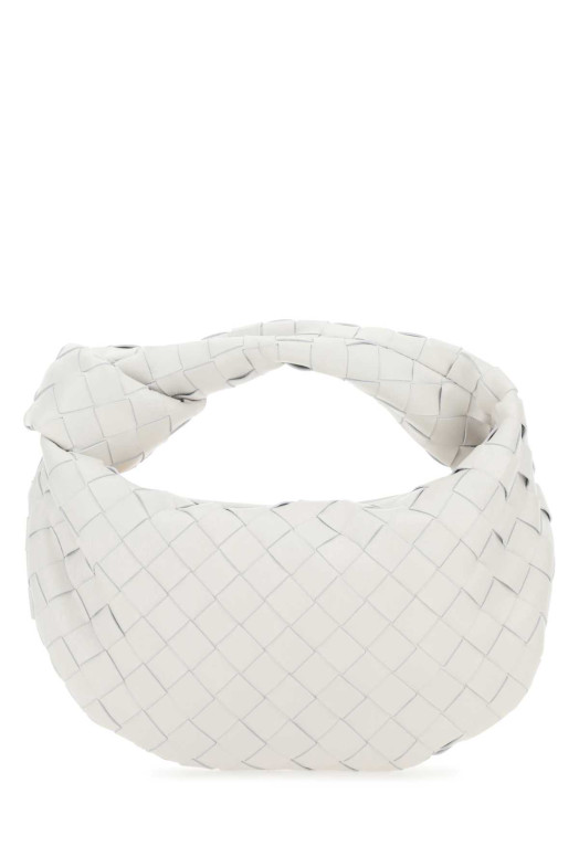 Мини-сумочка «Jodie» из кожи наппа цвета «Chalk» от BOTTEGA VENETA (651876VCPP5)