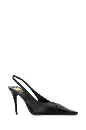 Black leather Babylone 90 pumps Black SAINT LAURENT (806685AAEHI)