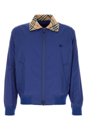 Синя бавовняна куртка BURBERRY (8127070)