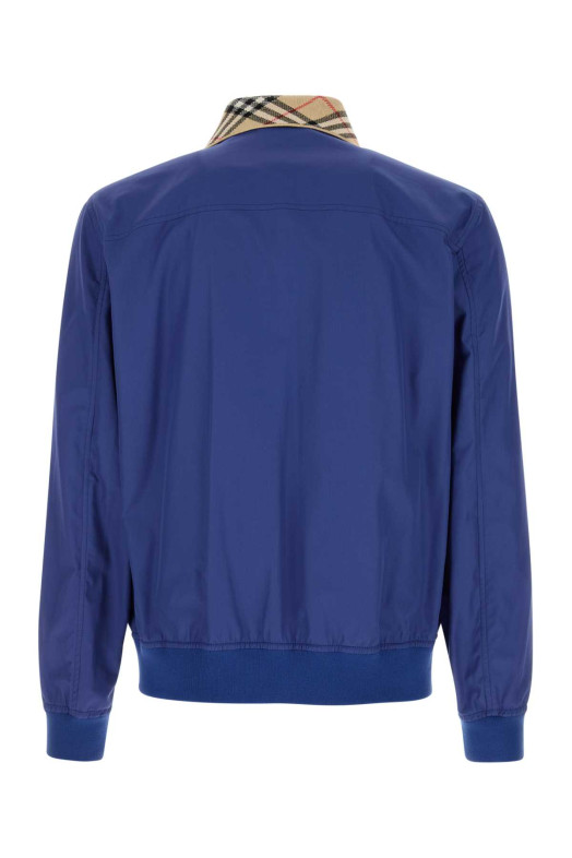 Blue cotton jacket BURBERRY (8127070)