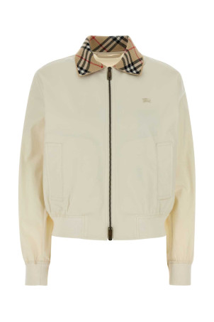 White cotton jacket BURBERRY (8128318)