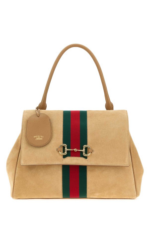 Beige suede medium Paparazzo handbag GUCCI (875018AAGIR)