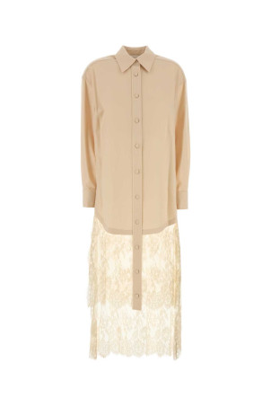 Cream stretch wool Valiant shirt ZIMMERMANN (9545TF261)