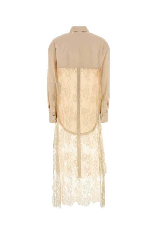 Cream stretch wool Valiant shirt ZIMMERMANN (9545TF261)