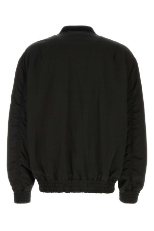 Black viscose blend bomber jacket Black VALENTINO GARAVANI (9V0CIR51BNP)