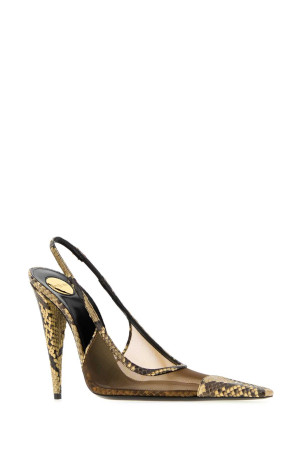 Multicolor mesh and leather Jema pumps SAINT LAURENT (A001AKLAAO8)