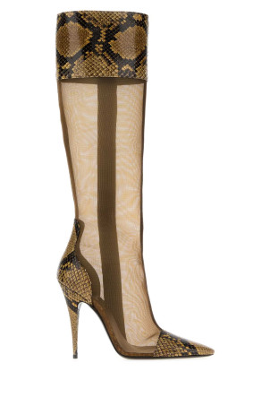 Multicolor mesh and leather 77 boots SAINT LAURENT (A001FBLAAO6)
