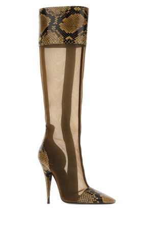 Multicolor mesh and leather 77 boots SAINT LAURENT (A001FBLAAO6)