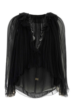 Black crepe blouse Black ALBERTA FERRETTI (A02215115)