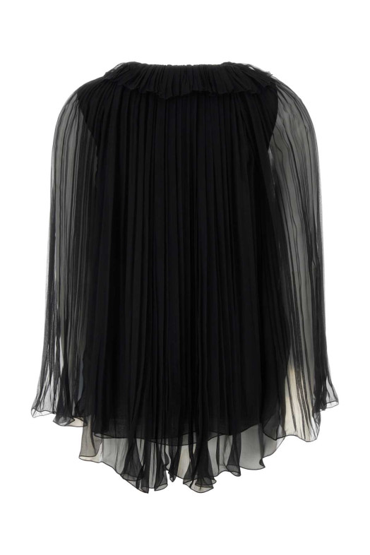 Черная блузка из крепа, ALBERTA FERRETTI (A02215115)