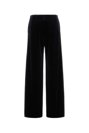 Black velvet palazzo pant Black ALBERTA FERRETTI (A03085141)
