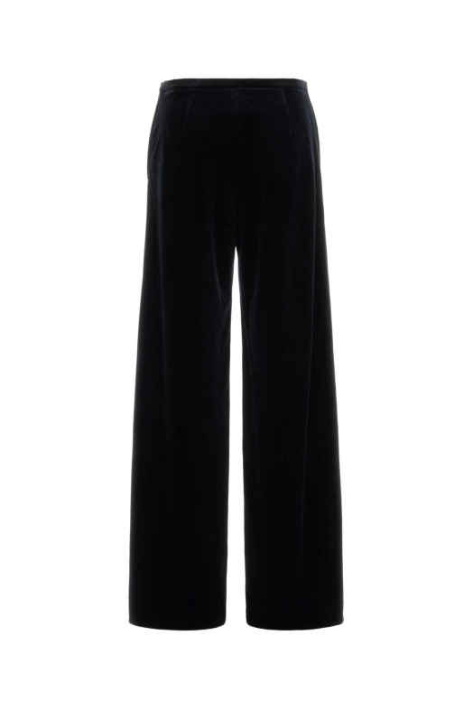 Черные бархатные брюки-палаццо, черные, ALBERTA FERRETTI (A03085141)