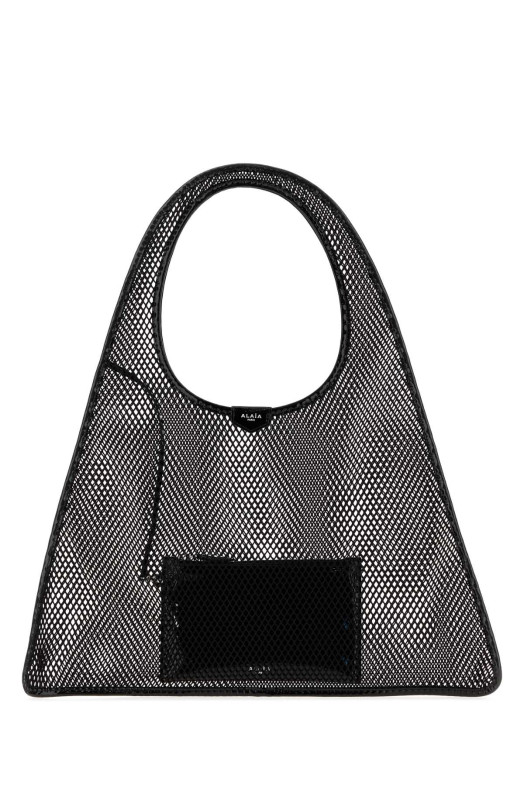 Black mesh One Piece shoulder bag Black ALAIA (AA1L2041CA266)