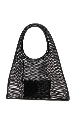 Black mesh One Piece shoulder bag Black ALAIA (AA1L2041CA266)