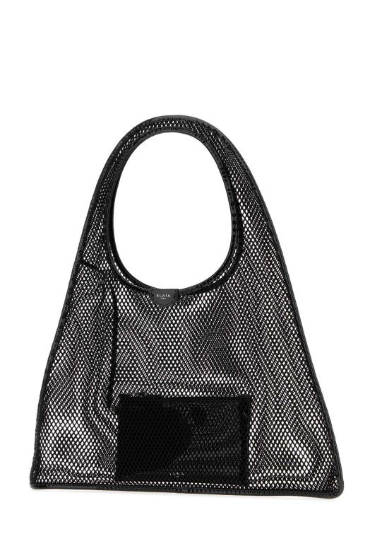 Black mesh One Piece shoulder bag Black ALAIA (AA1L2041CA266)