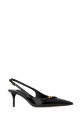 Черные кожаные туфли-лодочки Black DOLCE & GABBANA (CG1062A1471) DOLCE & GABBANA