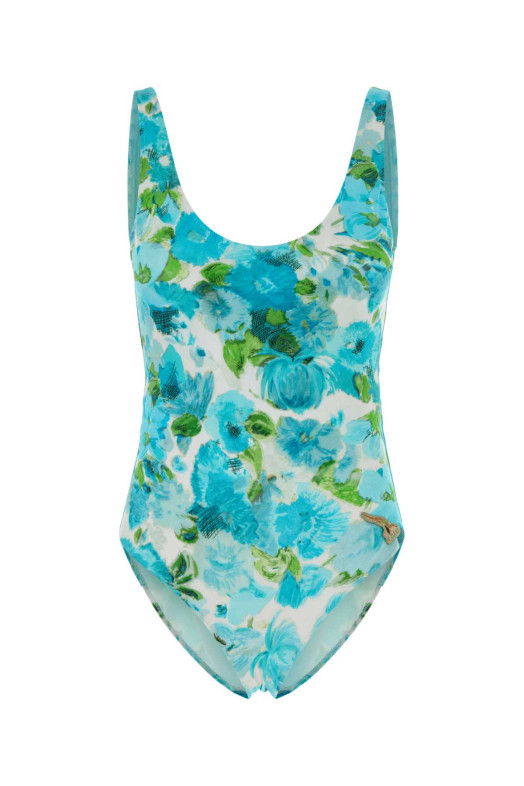 Printed stretch nylon swimsuit CHLOE (CH26UMB23342)