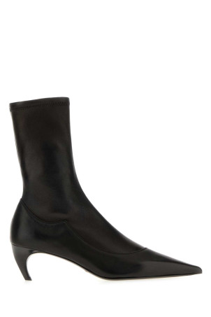 Black nappa leather Valerie ankle boots Multicolor KHAITE (F1137994L994)