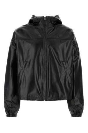 Black leather jacket Black FENDI (FPJ166B1ON)