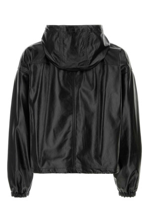 Black leather jacket Black FENDI (FPJ166B1ON)