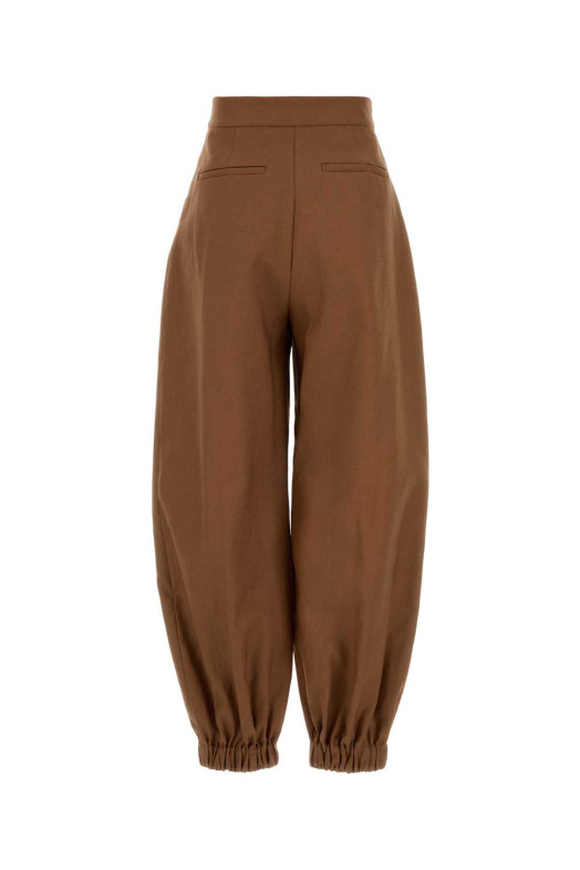 Brick linen blend wide-leg pant FENDI (FR6745AWAI)