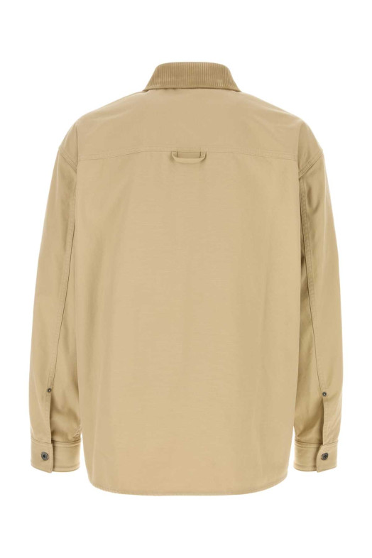 Бежевая хлопковая рубашка Beige LOEWE (H526Y05WHC)