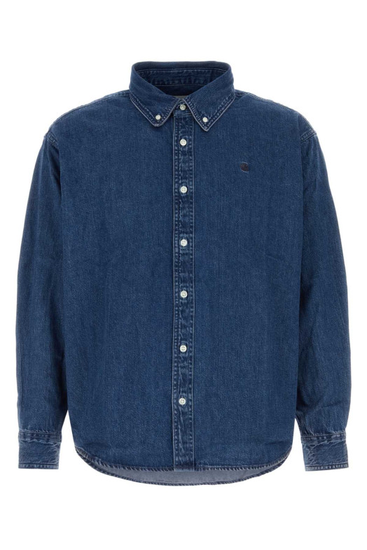 Blue denim L/S Lucas Shirt CARHARTT WIP (I034525)