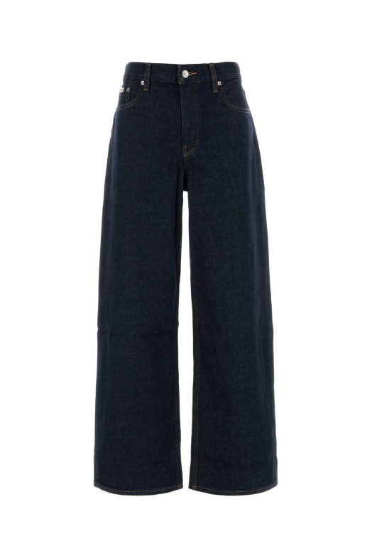 Denim wide-leg jeans CALVIN KLEIN COLLECTION (LV047H794G)