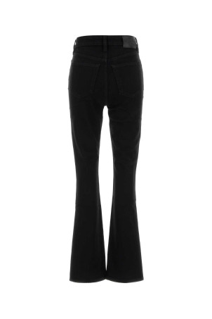 Black stretch denim jeans CALVIN KLEIN COLLECTION (LV047H938G)