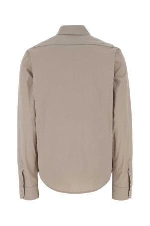 Dove grey stretch poplin shirt MIU MIU (MK2061SOOO6472)