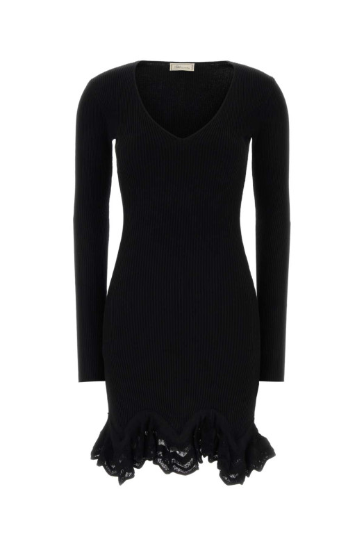Black knit mini dress BLUMARINE (RF6158MAB332A896A)