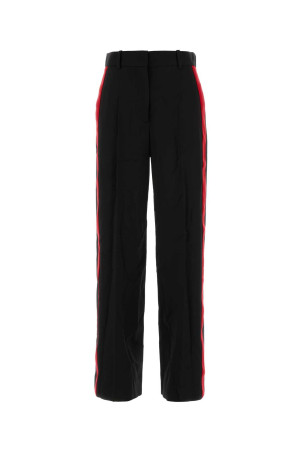 Black viscose blend pant Black LOEWE (S359Y04XIE)
