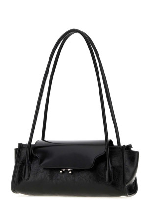 Black leather Trunkette shoulder bag Black MARNI (SBMP0310UPP9465)