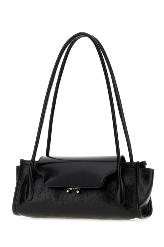 Black leather Trunkette shoulder bag Black MARNI (SBMP0310UPP9465)