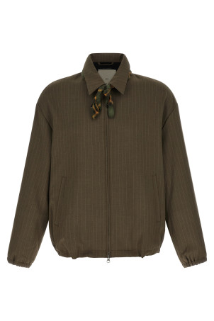 'Slim Coach' jacket Brown