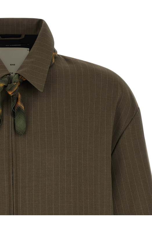 'Slim Coach' jacket Brown