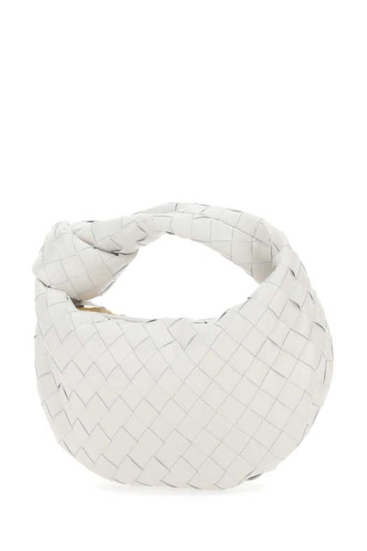 Мини-сумочка «Jodie» из кожи наппа цвета «Chalk» от BOTTEGA VENETA (651876VCPP5)