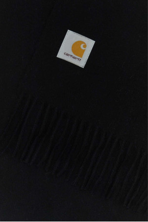 Чорний вовняний шарф Clan від CARHARTT WIP (I013507)