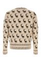 Свитер с вышивкой из смеси альпаки MONCLER GRENOBLE (L20979C00003N0655)