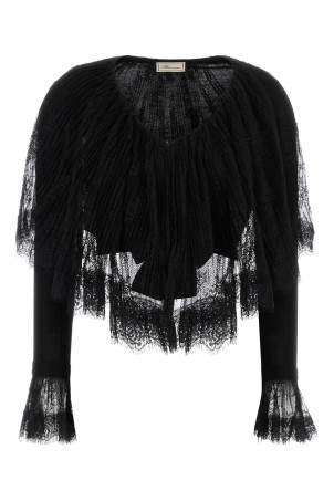 Black wool cardigan BLUMARINE (RF6172MA3132M732A)