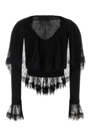 Black wool cardigan BLUMARINE (RF6172MA3132M732A)