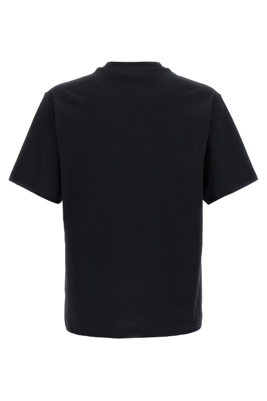 Футболка с вышивкой крестиком, чёрная BURBERRY 8109021BLACK