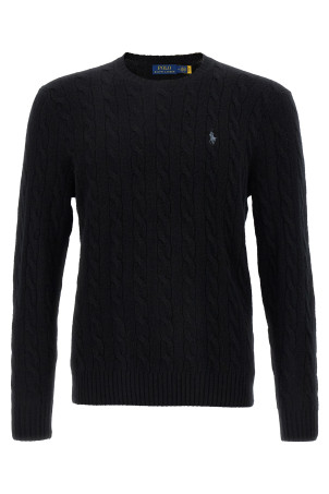 Braided sweater Black