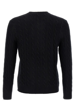 Braided sweater Black