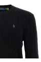 Свитер с плетением, чёрный POLO RALPH LAUREN 710876762001